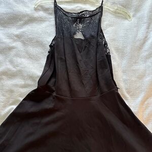 Slinky black dress